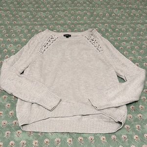 Express Light Sage Sweater Size S.